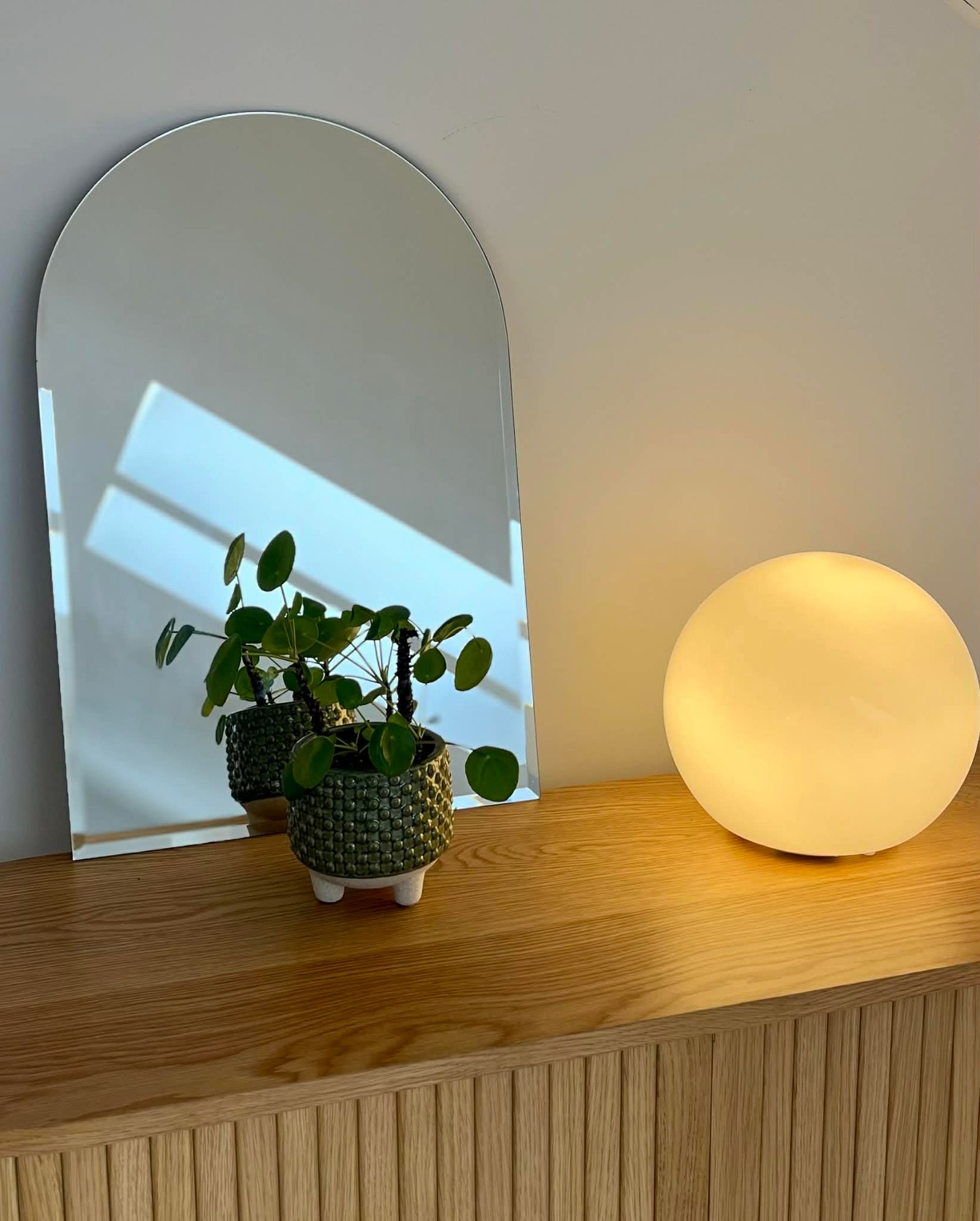 Lustro półokrągłe